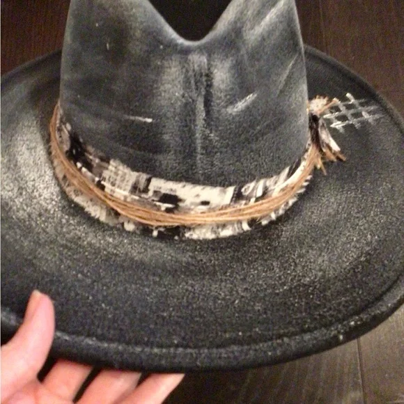 NEW! BOHO Vintage Make An Offer custom distressed rancher - Picture 3 of 9